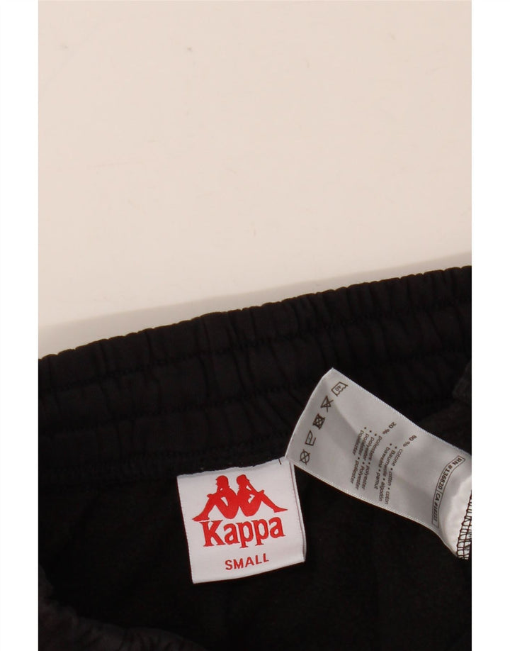 Calça de treino masculina Kappa Joggers pequeno algodão preto