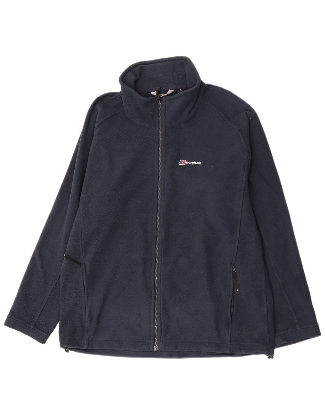 Jaqueta de lã masculina Berghaus UK 42 XL poliéster azul marinho