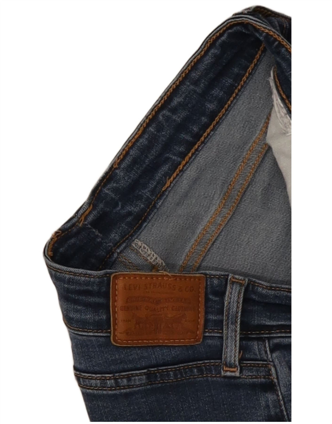 Calça jeans feminina Levi's cintura alta W28 L25 azul