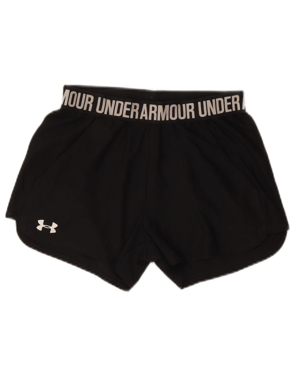UNDER ARMOUR Calções esportivos femininos Heat Gear Graphic UK 4 XS preto