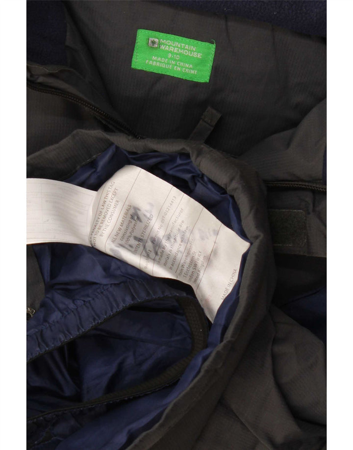 Jaqueta corta-vento para meninos Mountain Warehouse 9-10 anos cinza colorblock