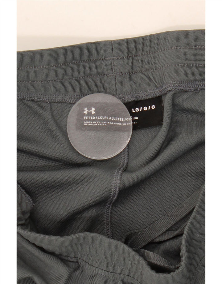 Calça de treino masculina UNDER ARMOUR com bloco grande cinza
