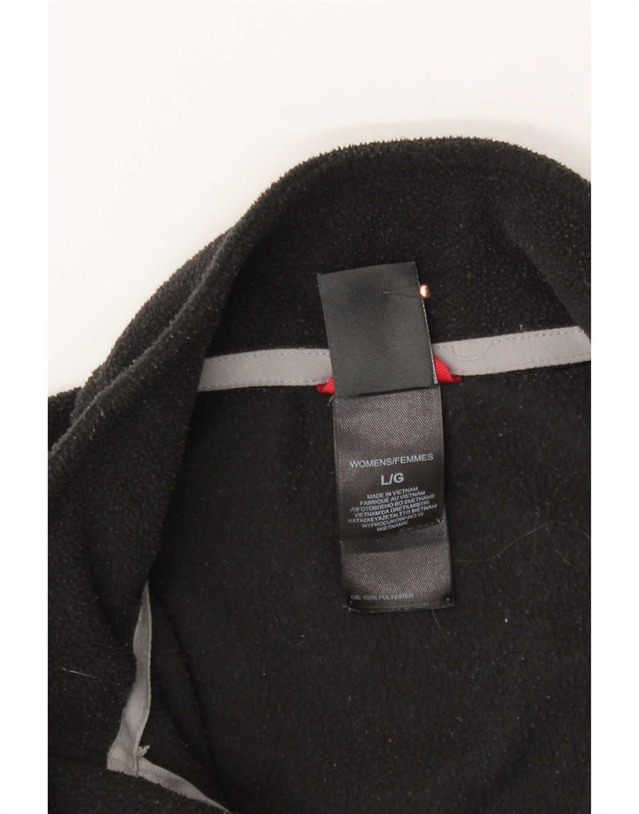 Jaqueta feminina forro de lã The North Face Reino Unido 16 grande poliéster preto