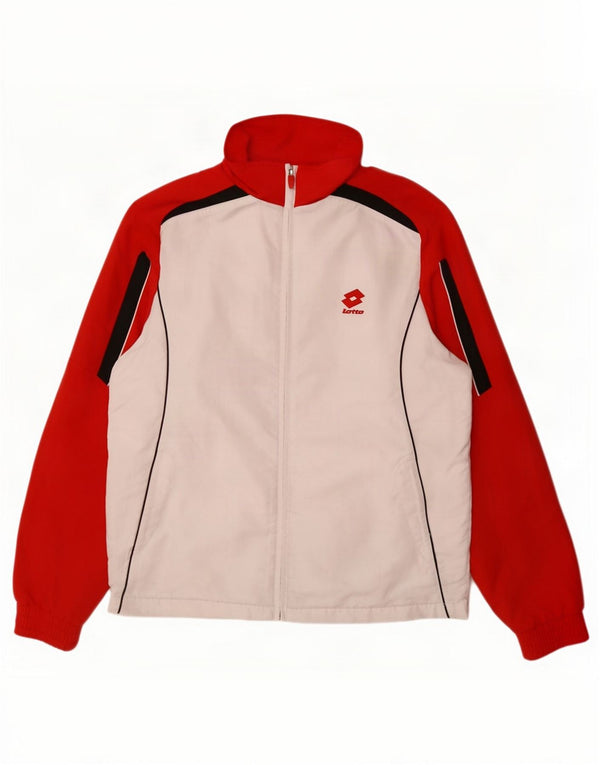 Lotto Mens Treino Top Jacket UK 38/40 Médio Branco Colourblock Poliéster
