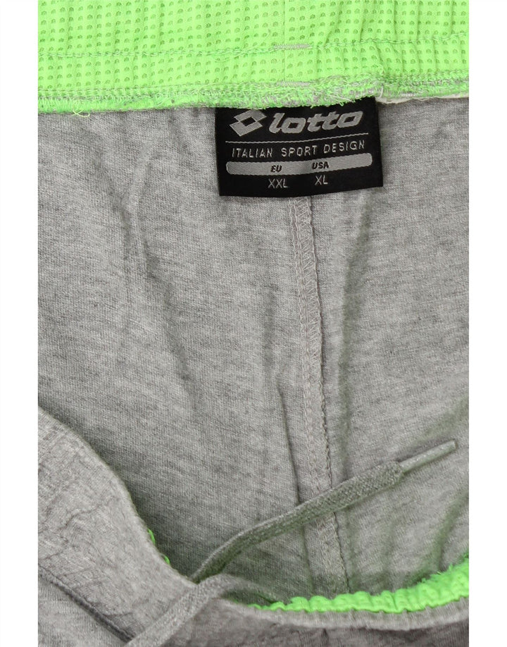 Shorts esportivos gráficos masculinos Lotto 2XL cinza