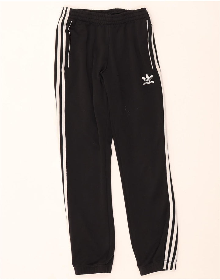 Adidas Mens Treino Calças Joggers Pequeno Poliéster Preto