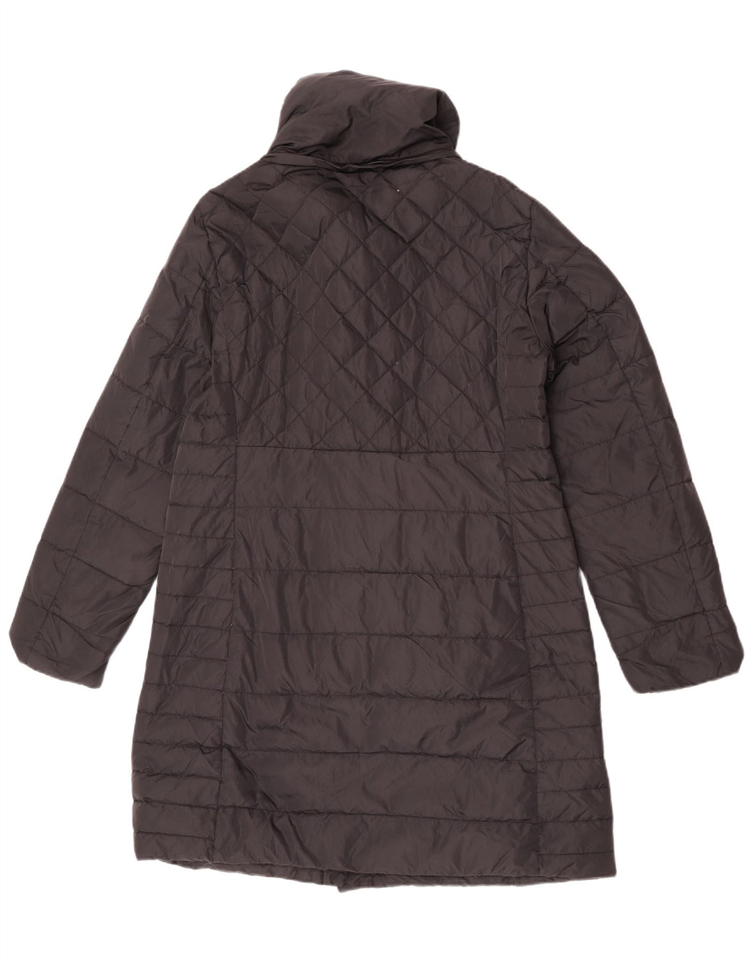 Casaco acolchoado esportivo feminino Marella UK 14 grande poliamida preta