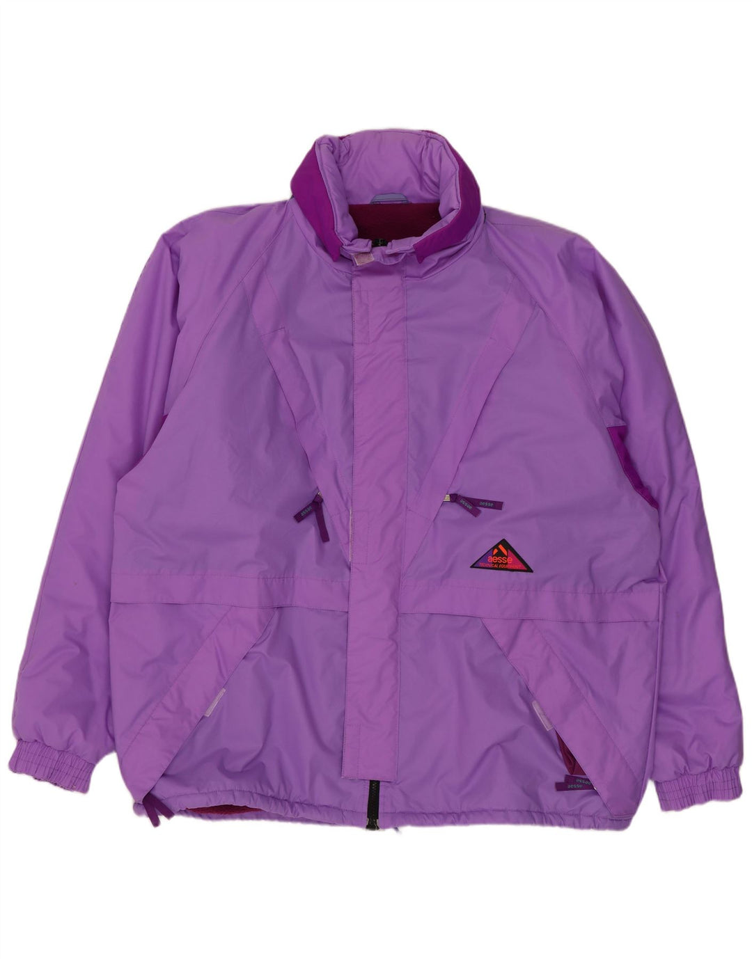 Jaqueta de esqui masculina com capuz AESSE UK 42 XL roxo