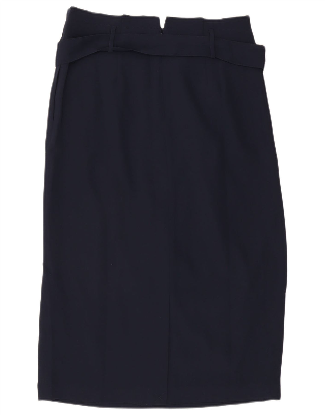 Saia lápis midi feminina Boden Reino Unido 14 grande W32 azul marinho poliéster