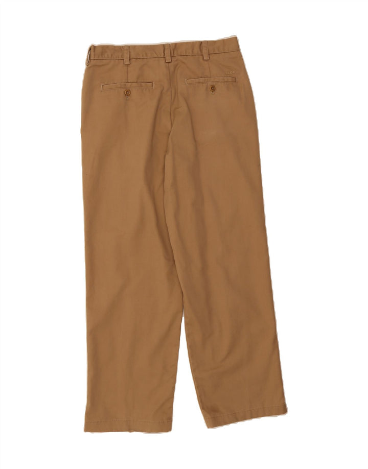 IZOD Mens Straight Chino Trousers W32 L30 Beige Cotton Vintage Izod and Second-Hand Izod from Messina Hembry 