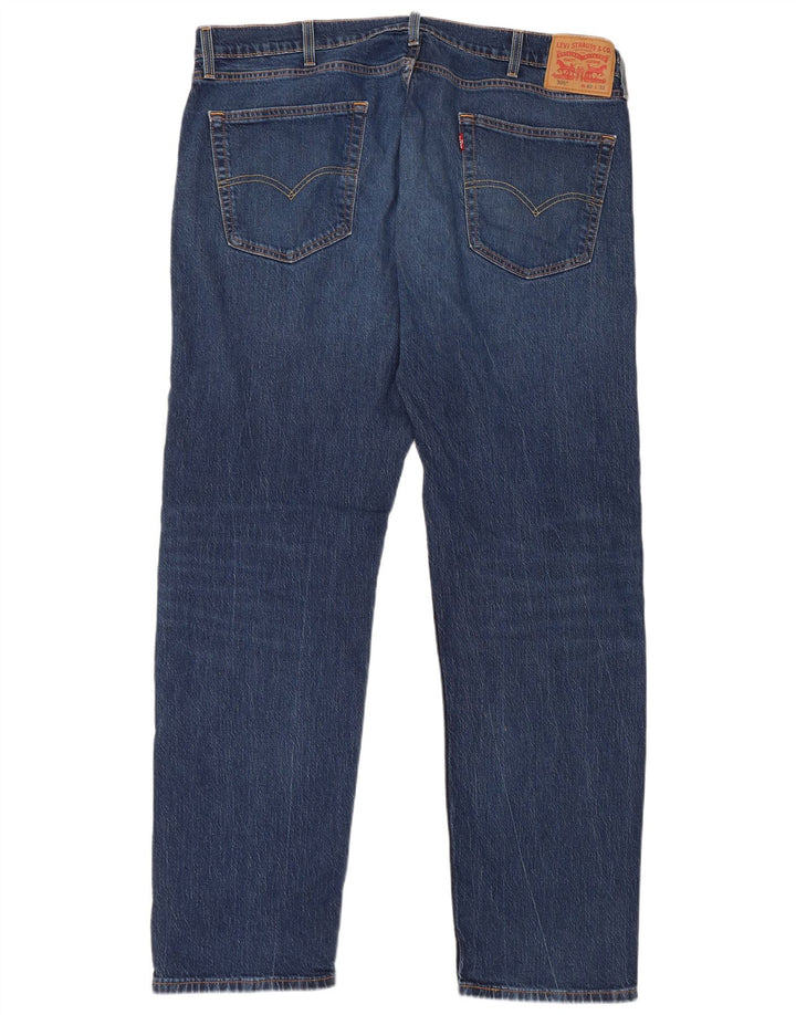 Levi's Masculino 505 Straight Jeans W40 L22 Azul Algodão