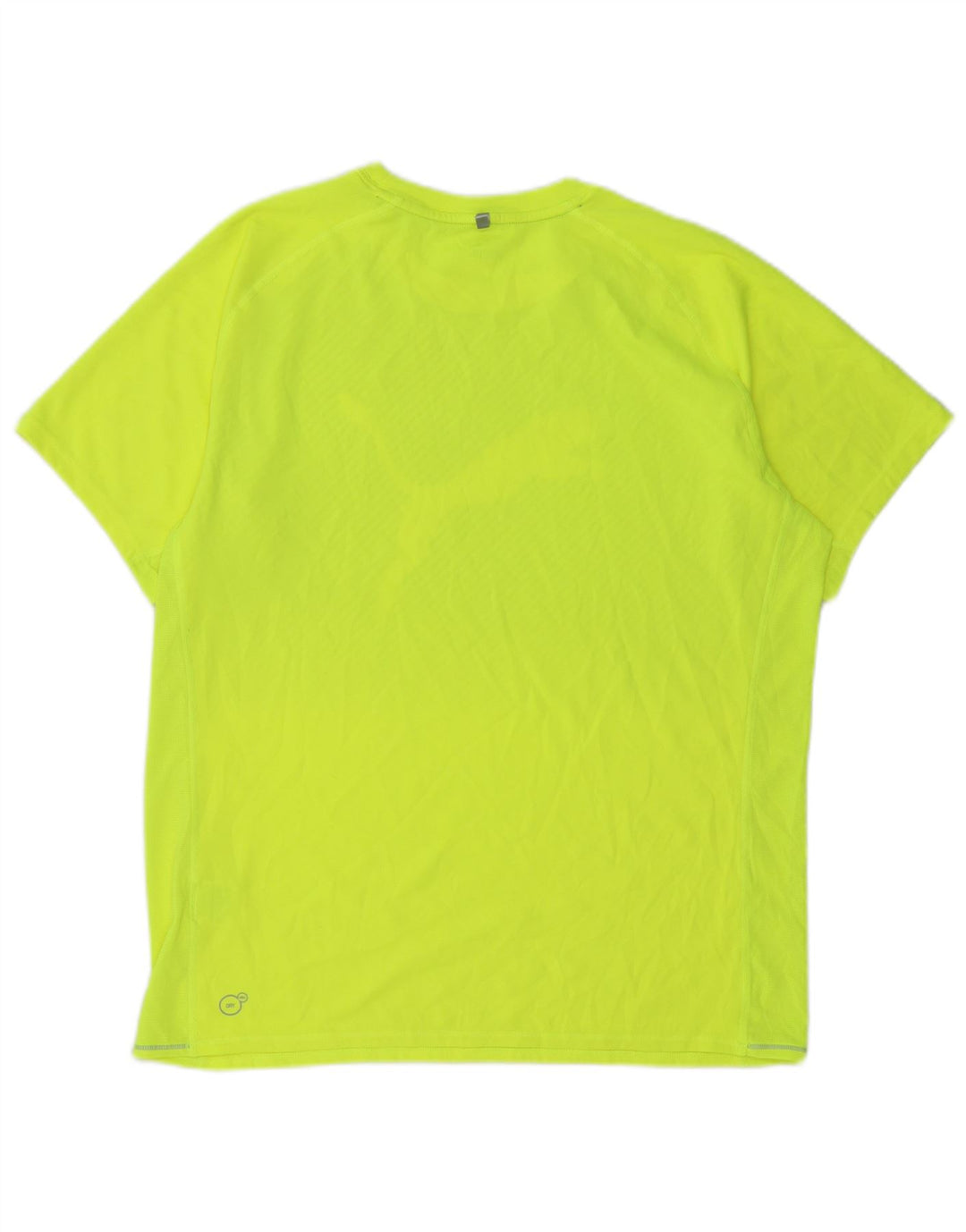Camiseta masculina PUMA com estampa gráfica grande poliéster listrado amarelo