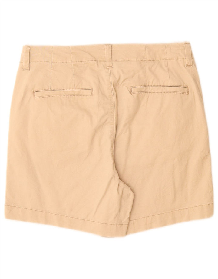 Shorts feminino Lee de cintura média, ajuste regular, casual, US 6, médio, W28, algodão bege