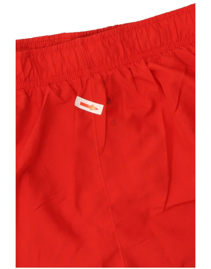 Shorts esportivos femininos NIKE Dri Fit UK 14 médio vermelho colorblock poliéster