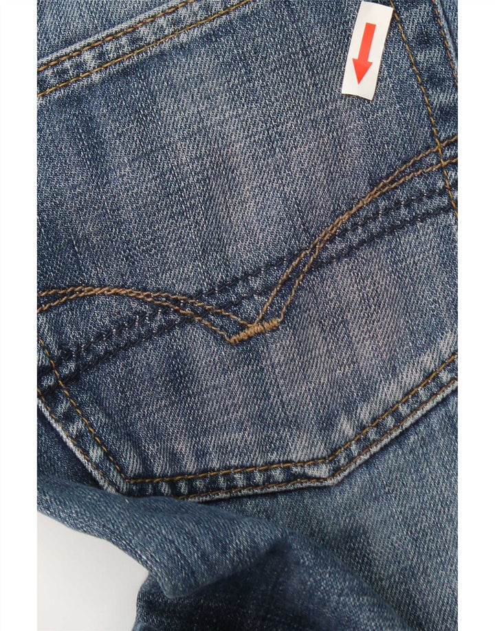 Casucci Calça Jeans Reta Masculina W38 L32 Azul Algodão