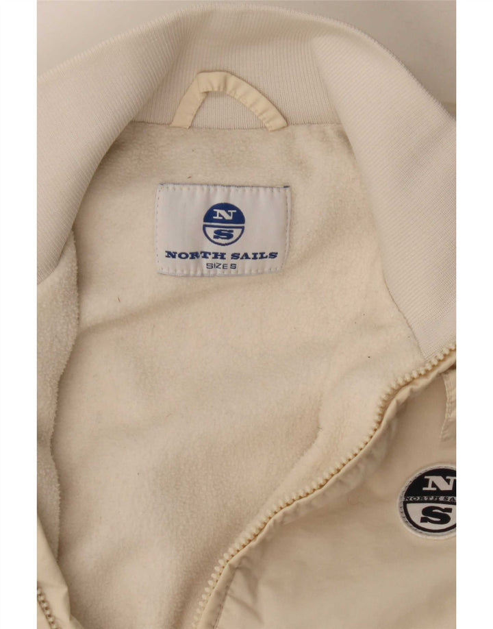 Jaqueta bomber feminina North Sails UK 10 pequena poliamida branca
