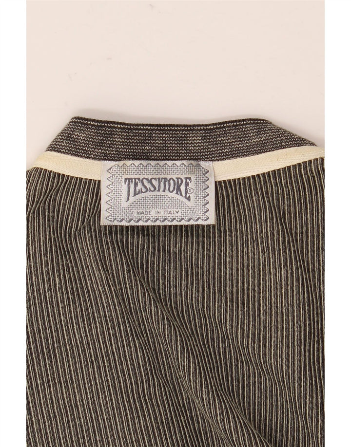 Camiseta masculina Tessitore grande listra cinza