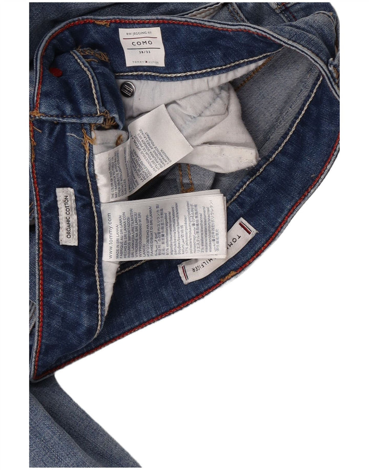Tommy Hilfiger Feminino Como Jegging Jeans W28 L32 Azul Algodão