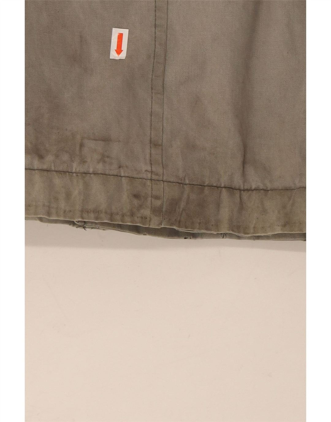 Casaco corta-vento masculino TIMBERLAND com capuz UK 38 algodão cinza médio