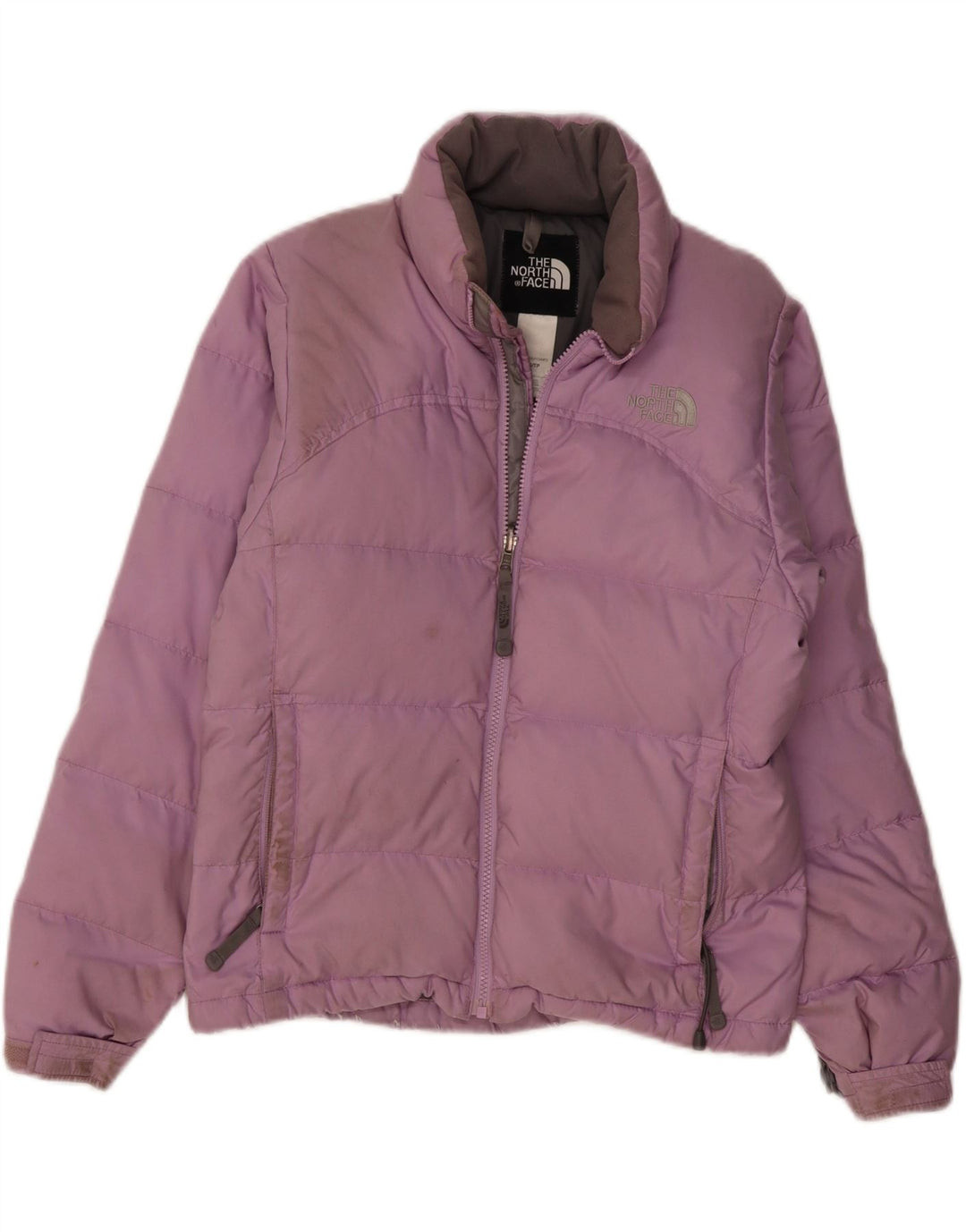 THE NORTH FACE Womens Padded Jacket UK 6 XS Purple Polyester