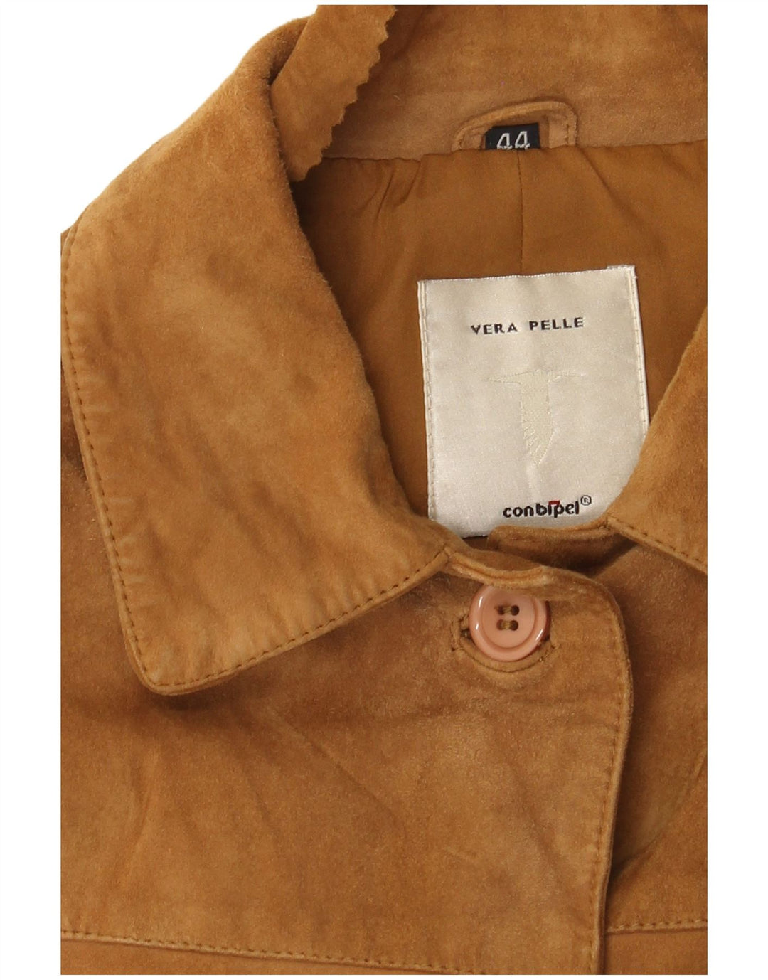 Jaqueta feminina de camurça Conbipel IT 44 médio bege