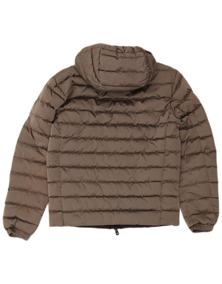 Jaqueta masculina acolchoada com capuz Refrigiwear IT 46 pequena poliamida cinza