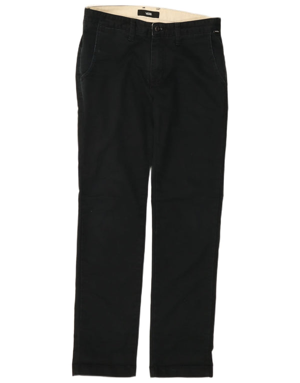 Calças VANS masculinas Straight Chino W30 L32 Azul Marinho Algodão