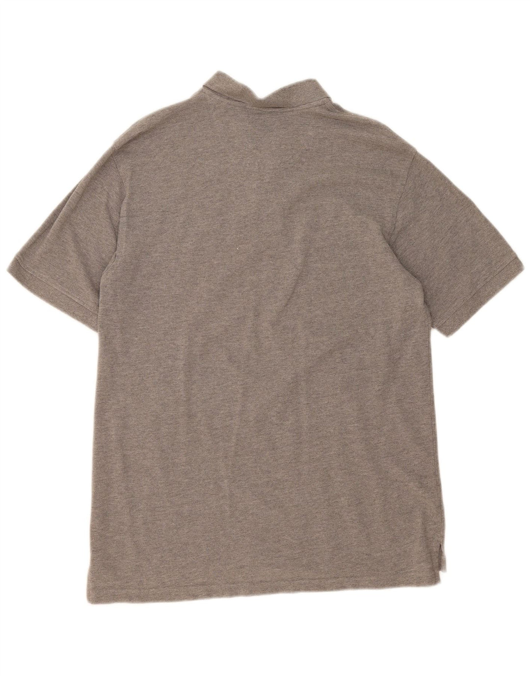 Camisa polo masculina IZOD grande algodão cinza