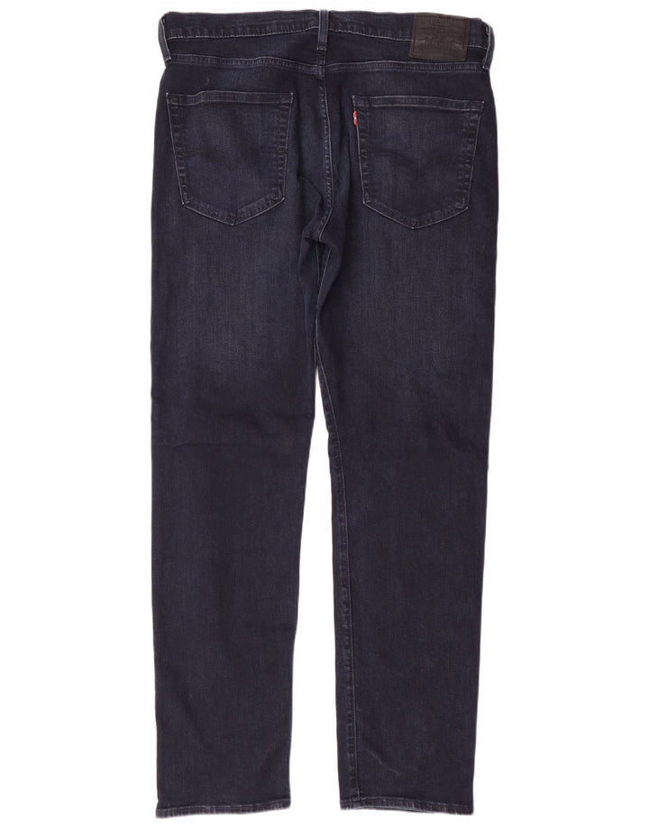 LEVI'S Masculino 502 Tapered Jeans W36 L32 Azul Marinho Algodão