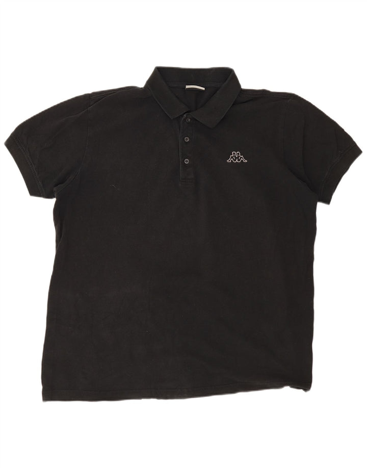 Camisa polo masculina KAPPA 2XL algodão preto