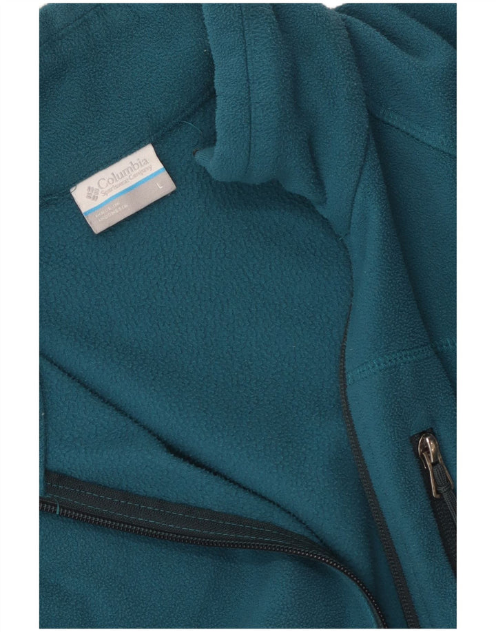 Jaqueta de lã masculina Columbia UK 40 grande azul