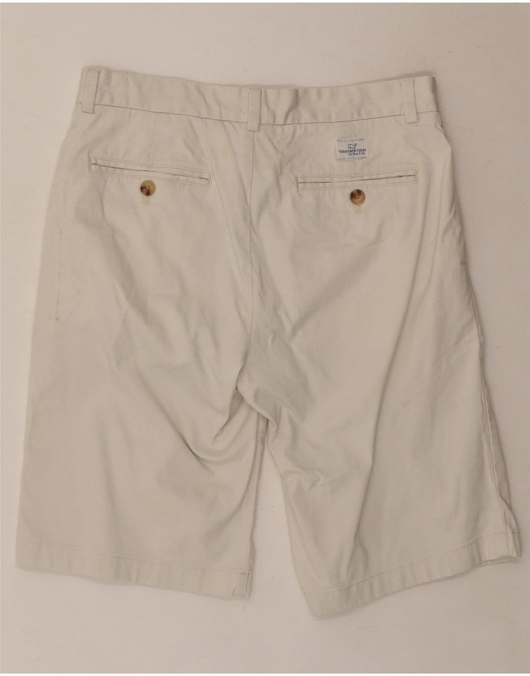 VINEYARD VINES Mens Chino Shorts W30 Médio Algodão Branco