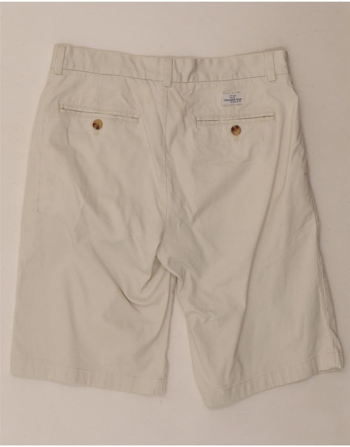 VINEYARD VINES Mens Chino Shorts W30 Médio Algodão Branco