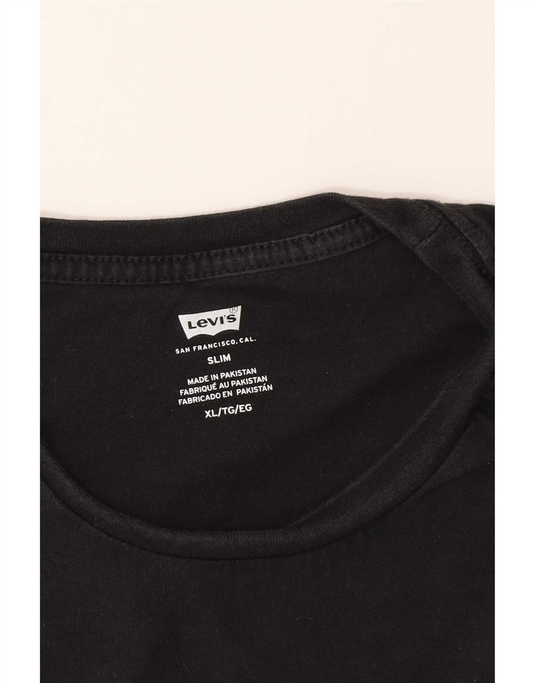 Camiseta masculina slim Levi's XL preta