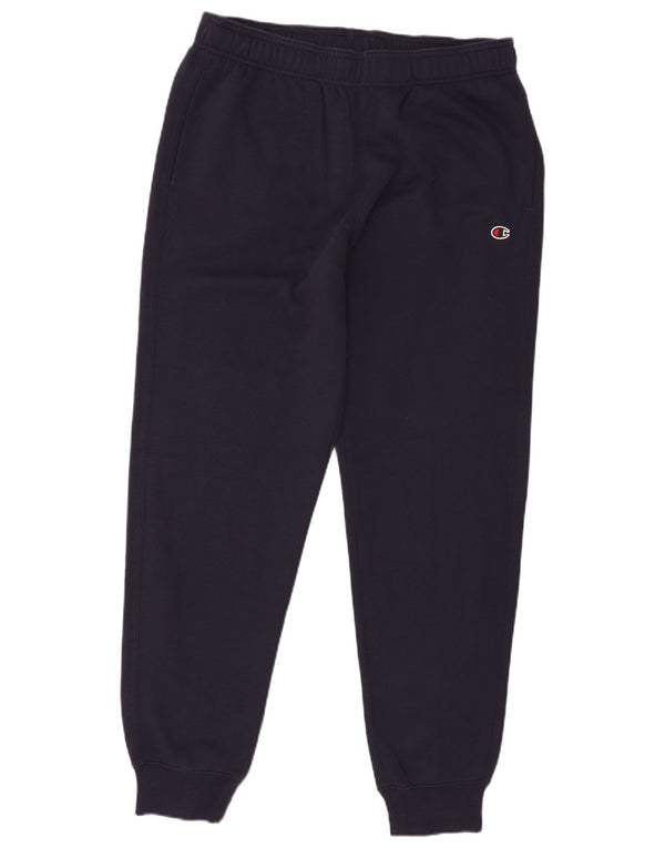 Calça esportiva masculina Champion Joggers grande algodão azul marinho