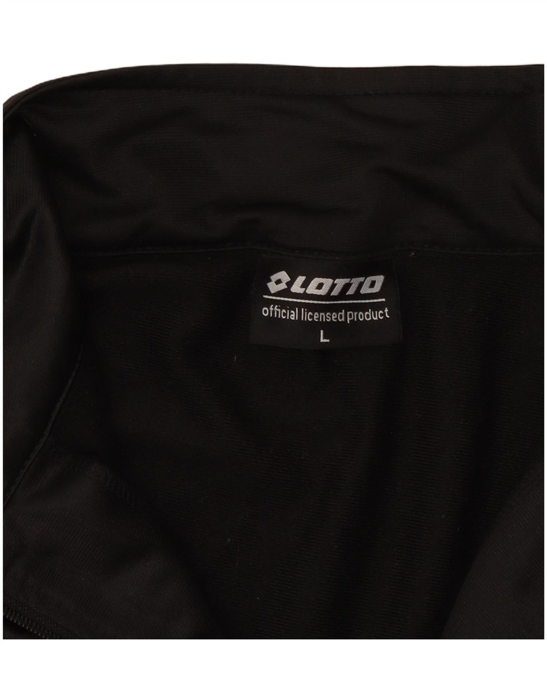 LOTTO Mens Treino Top Jaqueta Grande Poliéster Preto