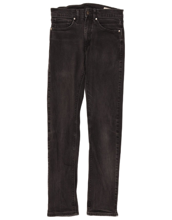 Jeans skinny masculino Marks & Spencer W28 L30 algodão preto