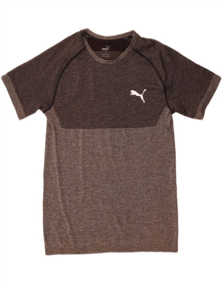 Puma Camiseta masculina Top Small Grey Colourblock