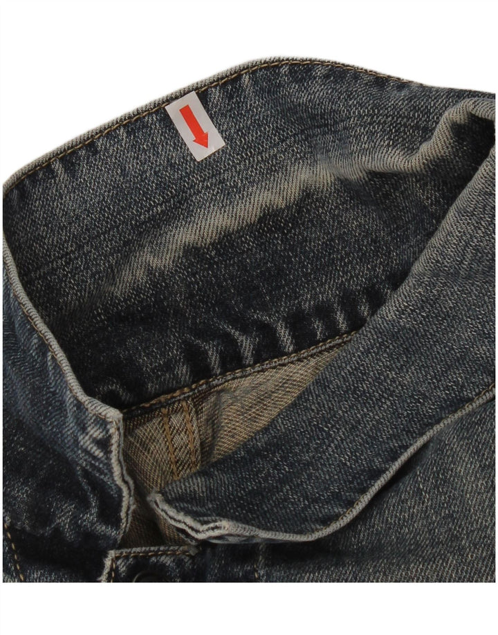 Jaqueta jeans feminina Gas UK 14 azul médio
