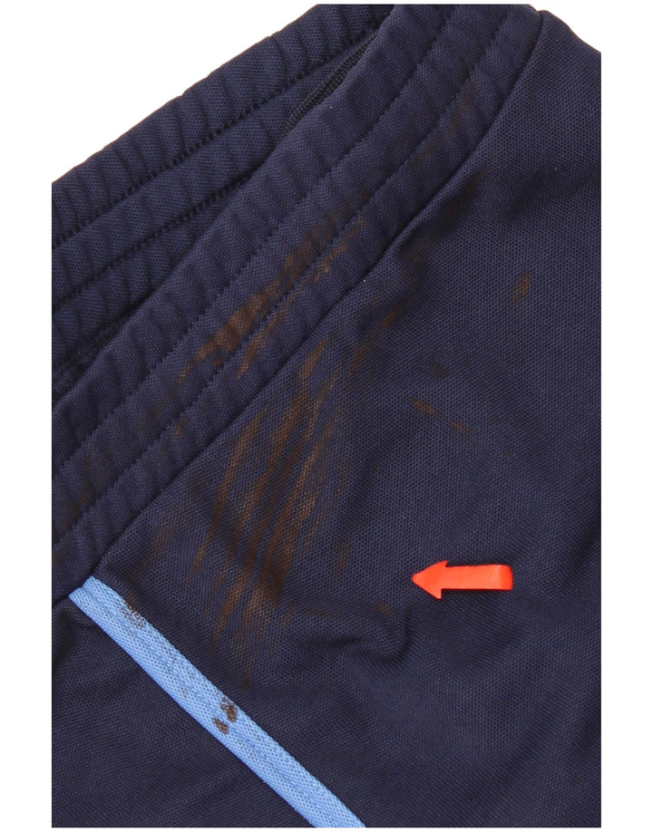 Shorts esportivos feminino Fila UK 16 grande poliéster azul marinho