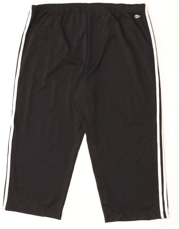 Calça Adidas Climalite Capri Feminina UK 18 XL Preto Poliéster