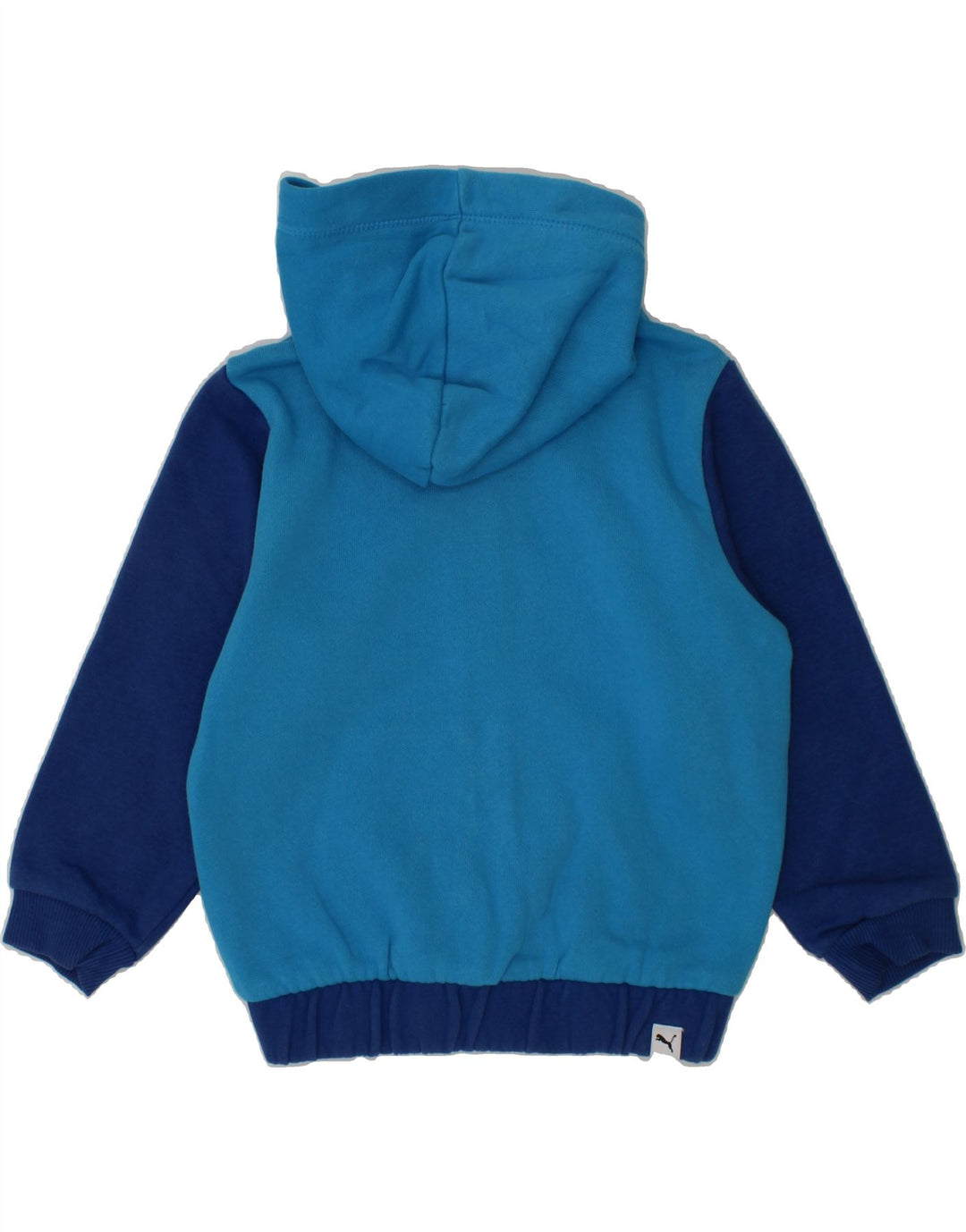 PUMA Baby Boys Zip Hoodie Sweater 12-18 Months Blue Colourblock Vintage Puma and Second-Hand Puma from Messina Hembry 