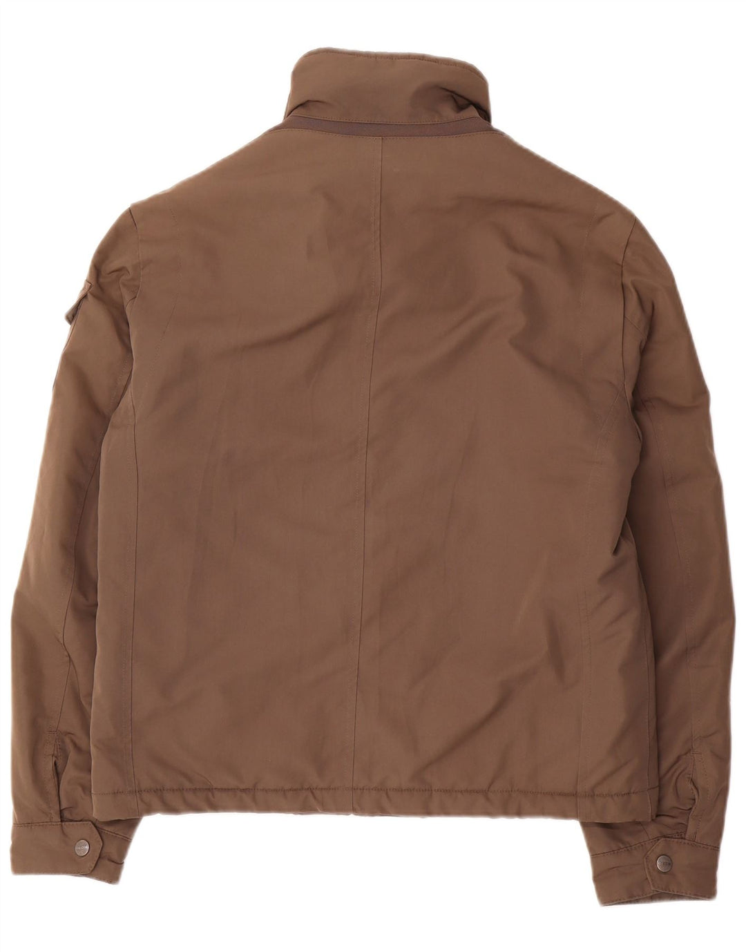 Geox Mens Respira Bomber Jacket UK 40 Grande Poliéster Marrom
