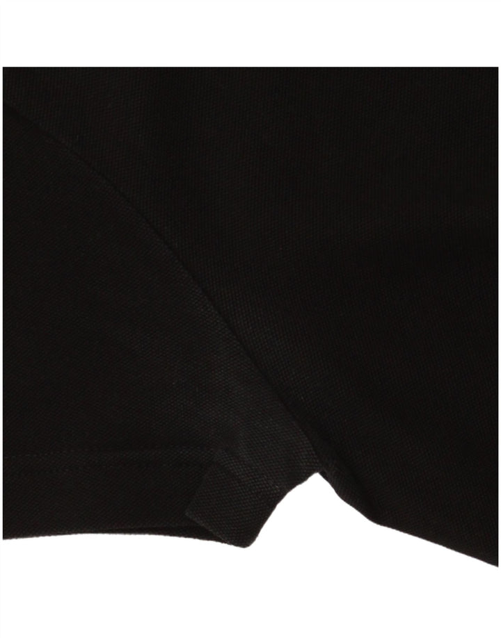 Camisa polo masculina LACOSTE tamanho 3 pequeno algodão colorido preto
