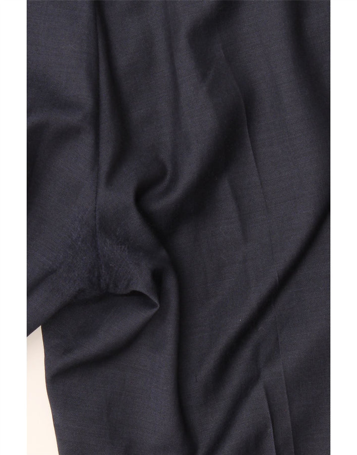 Calça masculina Autograph Slim Suit W42 L29 azul marinho