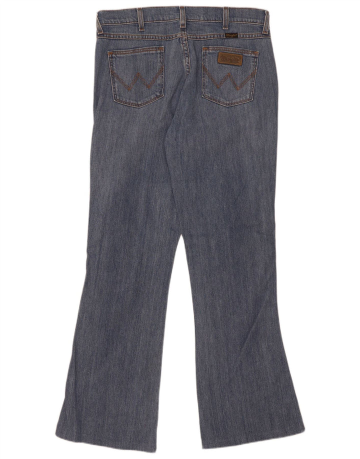 Wrangler feminino Eve Bootcut jeans W33 L34 azul algodão