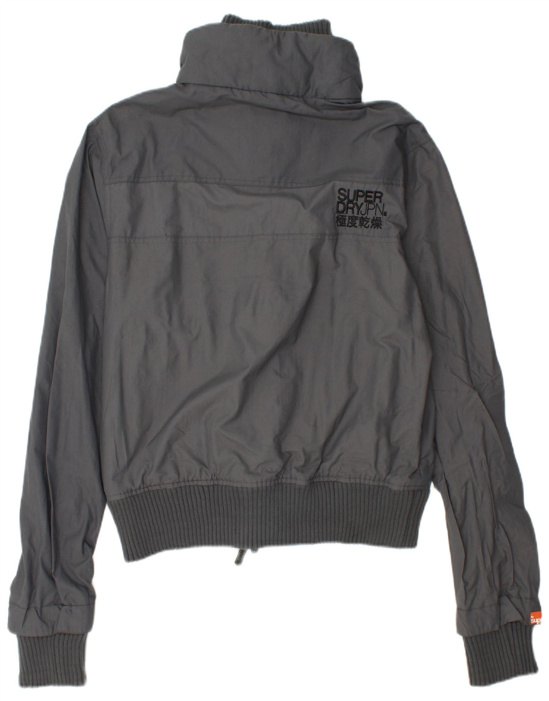 Jaqueta de chuva feminina SUPERDRY Graphic UK 14 poliamida cinza médio