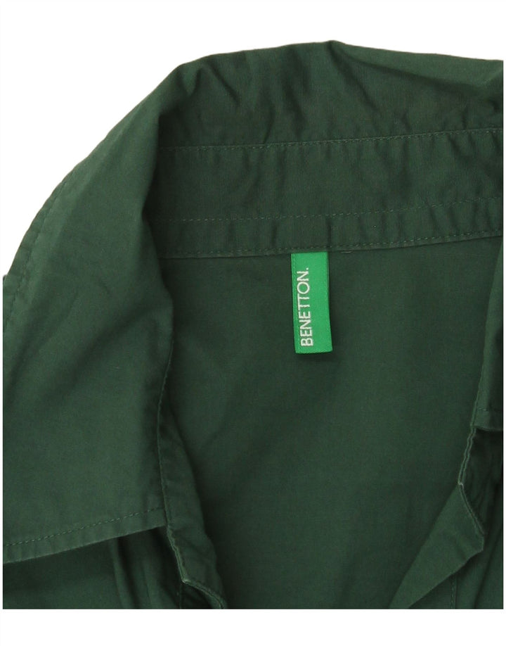 Pulôver feminino Benetton UK 12 verde médio