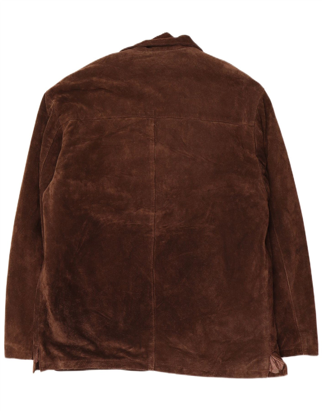 Jaqueta masculina de camurça J. C. Twidd IT 52 XL couro marrom