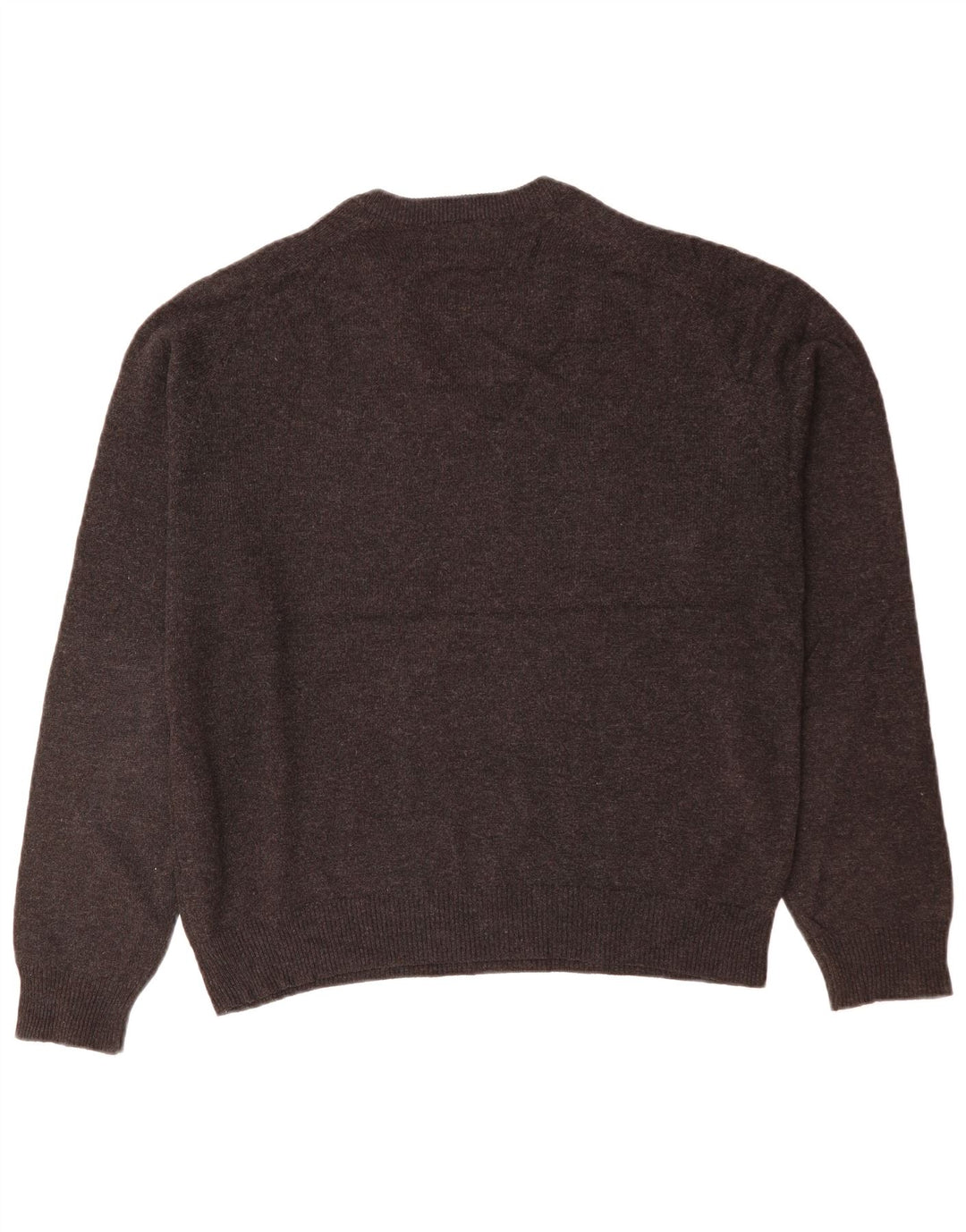 Suéter masculino Marks & Spencer Blue Harbor com decote em V cinza médio